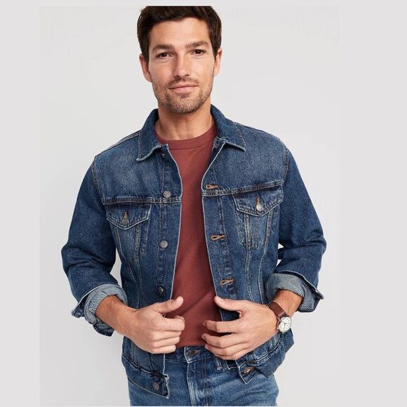 NWT! Gender-Neutral Jean Jacket - Size Large - Picture 4 of 4